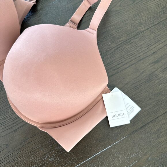 Auden 46D Smooth Lightly Lined Comfort Full-coverage bra Mauve - Picture 3 of 6